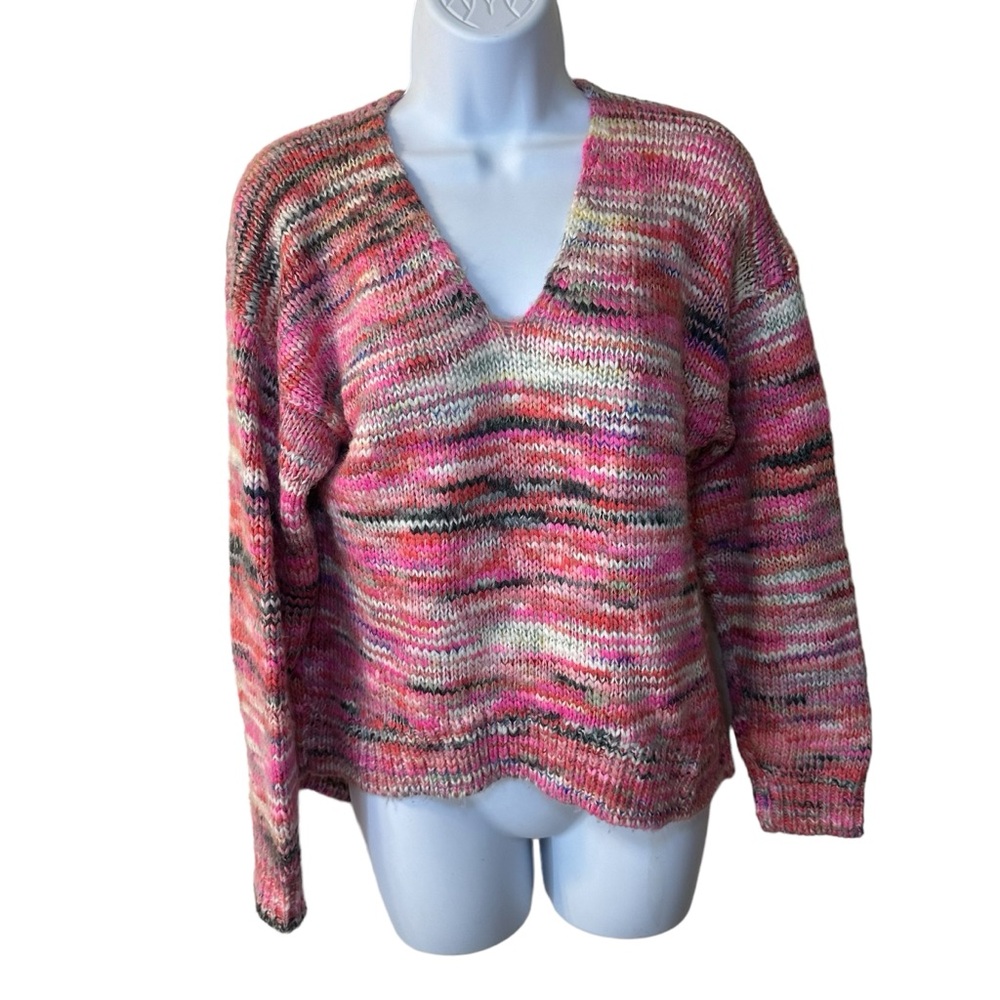 S‎ Bright Pink Sweater Lou & Grey for Loft